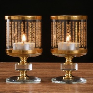 AT/9️⃣Fanzefu Buddha Utensils Crystal Candlestick Buddha Front Lantern Candle Pilot Lamp Buddha Lamp Buddha Worshiping L