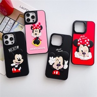 3D Silicone Couple mouse cute cartoon Phone Casing For iPhone 17 16 15 13 14 12 11 Pro Max X XR XS
