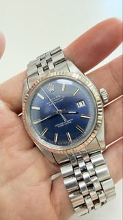 勞力士 Datejust 藍面鋼帶 1601