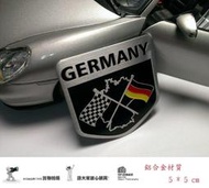 德國旗 賽車旗 鋁質金屬標貼 WRC WORKS MINI ONE COOPER S AUSTIN  FOCUS 4D 