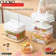 BACKSTR Pickle Fermentation Container, Leakproof for Gherkin Sauerkraut Olive Pickle Jar, Portable w