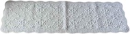 Vivienne WK2012MT3 White Quilt Series Rug, 19.7 x 59.1 inches (50 x 150 cm), White