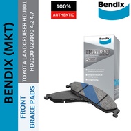 BENDIX METAL KING TITANIUM FRONT BRAKE PAD TOYOTA LANDCRUISER HDJ101 HDJ100 UZJ100 4.2 4.7