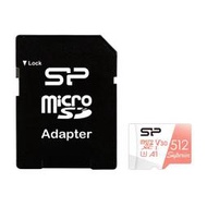*限時↘SP廣穎 MicroSD U3 A1 V30 512G記憶卡(含轉卡)  SP廣穎 MicroSD U3 A1