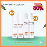 ลด30% AquaPlus Skin Radically Micro-Cleanser 150 ml. (2 ขวด) & Skin Soothing Milky Wash 175 ml. (2 ข