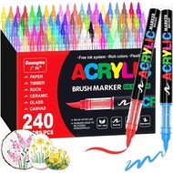 Guangna acrylic brush marker / acrylic marker GN 8101 120/168/240 colors