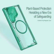 Nillkin กล้องโลหะแบบใหม่ Stadn MagSafe Case Samsung Galaxy S24 Ultra / S25 Ultra กรณีโทรศัพท์ Anti-U