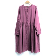 LONG TUNIK FAHIRA BAHAN RAYON TWILL PREMIUM SIZE S M L XL by FFA