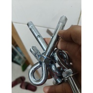 GANTUNGAN Eye dynabolt m12x80 White galvanized brand BDM bdm/eye anchor dynabolt m12x80 eye/ Bolt m1