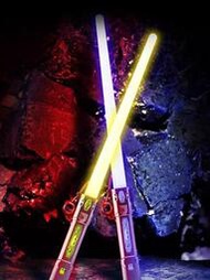新款雷射劍星球大戰閃光劍玩具雷射棒可伸縮發光充電玩具