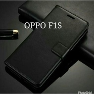 Original Oppo F1S Sarung Hp Flip Cover Wallet Case Casing Kulit Oppo