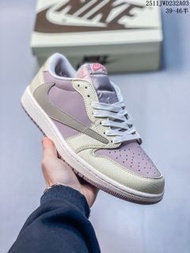 耐克 Nike Air Jordan 1 x Travis Scott AJ1倒勾 喬一倒鉤 耐克 低幫文化籃球鞋