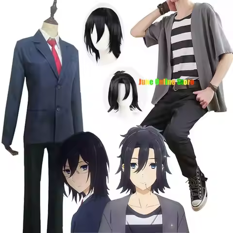 Anime Horimiya Hori-san to Miyamura-kun Miyamura Izumi Cosplay Costumes School Uniforms Casual Wear