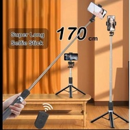 170cm selfie stick tripod monopod with bluetooth shutter