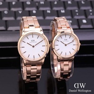 [TW] BEST SELLER COD DW Women's Watch Round Case Analog Premium Steel Chain Strap