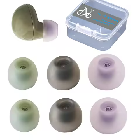 3Pairs Silicone Eartips for Samsung Galaxy Buds 2 / Galaxy Buds Plus Headphones Soft Ear Tips with M