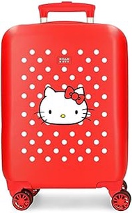 Castle of Hello Kitty Cabin Suitcase Red 33 x 50 x 20 cm Rigid ABS Plastic Side Combination Lock 28.