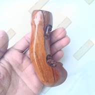 Gagang Deder Keris Solo Pahatan Kayu Alami untuk Perkakas Tangan - Aksesoris Pusaka