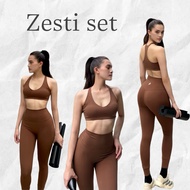 PSYCHE Zesti Set of Gym clothes, Yoga clothes, Pilates clothes... high quality Poly elastic