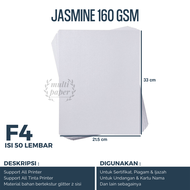 Multi Paper Kertas Jasmine F4 isi 50 lembar / Fancy Paper / Kertas Undangan / Paper Flower