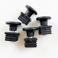 Plastic Floor Foot Nail Nut Plug Square Tube Pipe Plug Various Types Hardware Screw Foot Plastic Adj