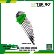 L key set regular length 9 pcs, ball 9 pcs, star hole 9 pcs, star without hole 9 pcs