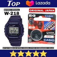 Casio W-218h Baterai jam tangan casio W218 original bergaransi asli japan