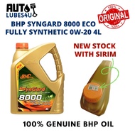 BHP SynGard 8000 ECO 0W20 Fully Synthetic 4L - BHP Car Engine Oil