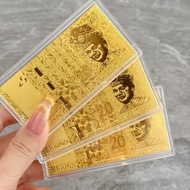 ROSE 0.2g AU999 Gold Bar golden Limited edition release plate gold