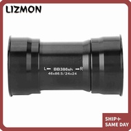 LIZMON Press Fit Bearing, Aluminum Alloy Lightweight Bicycle Bottom Bracket, Durable 24mm Black Seal