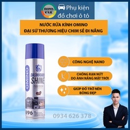 [Omino] Xịt bóng dưỡng da làm mới nội thất ghế da ô tô xe hơi hương cafe Omino M96 500ml - Chính Hãn