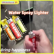 Water Spray Lighter Realistic Fake Lighter Toys Party Prank Lighter Mini Water Gun Portable