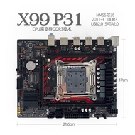 Papan Induk Yingjie X99-P312011-3 Menyokong Desktop ECC DDR3 X99 HM552673v3 Penggunaan Kuasa Rendah