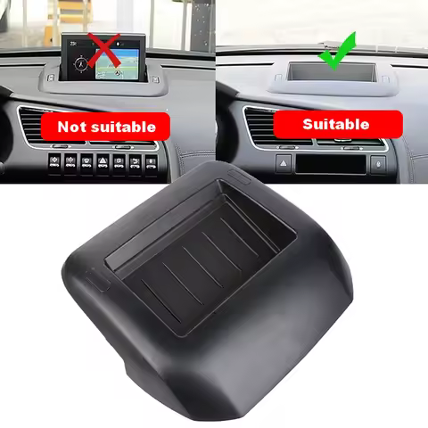 For Peugeot 3008 5008 Dashboard Sundries Box Center Console Storage Box Navigation Frame Middle Cove