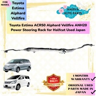 Toyota Estima ACR50 Alphard Vellfire ANH20 Power Steering Rack for Halfcut Used Japan