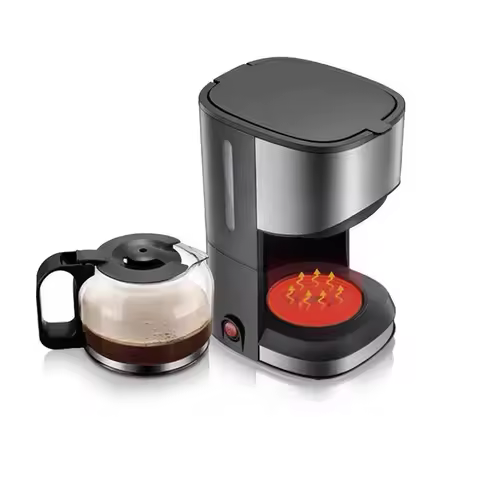 220V 550W American Drip Coffee Machine 0.7L Small Automatic Thermal Insulation Outdoor Coffee Machin
