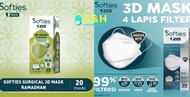 Masker Softies 3D Surgical Mask / Masker Softies Medis/Masker Softies