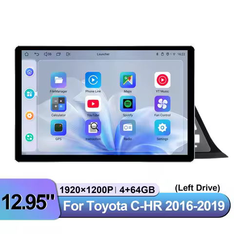 JOYNG 12.95"Android Car Radio Stereo For Toyota C-HR CH-R CHR 2016 -2019 With Wireless Carplay Andro