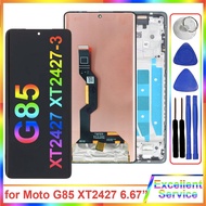 Tested AMOLED LCD for Motorola Moto G85 2024 XT2427 LCD Display Touch Screen Digitizer for Moto G85 