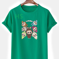 Kaos Pria Team Labubu Atasan Lengan Pendek Oblong Distro Tshirt Pakaian Pria COD