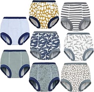 ALVABABY Baby Potty Training Pants 8 Packs Cotton Absorbent Reusable Toilet Training Underwear for T