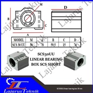 SCS30UU linear bearing box 30 mm