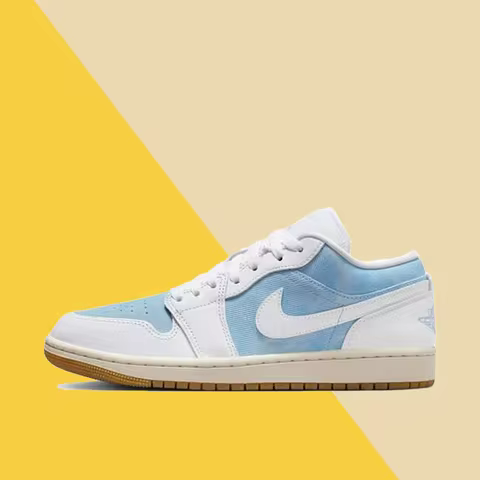 NIKE Air Jordan 1 Low Comfortable and Versatile Slip-Resistant and Durable Unisex Retro Basketball S