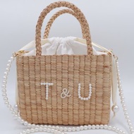 Custom gifts valentine gift wedding gift pearl bag personalized bag
