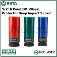 SATA 1/2" Drive 6 Point Metric Deep Impact Sockets 34400H