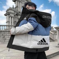 現貨愛迪達外套 adidas連帽外套 nike外套 三葉草男女運動外套 耐吉休閒加絨加厚保暖防風外套 衝鋒衣棉服大碼外套