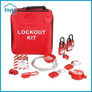 Industrial Lock Tool Kit Circuit Breaker Lockout Device Sturdy Practical Electrical Lockout Kit for 