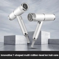 Anion Hair Dryer Professional Powerful Light Hair Dryer Fast Dry 3 in 1 Blue Ray Electric Bladeless 