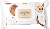 SEPHORA COLLECTION Clean Cleansing &amp; Gentle Exfoliating Wipes (Coconut, 40)