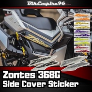 Zontes 368G Side Cover Sticker Logo Waterproof Decal For Zontes High Quality Zontes 368G